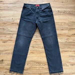 424 Straight Jeans – Washed Black